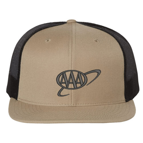 Wool Blend Flat Bill Trucker Cap Thumbnail